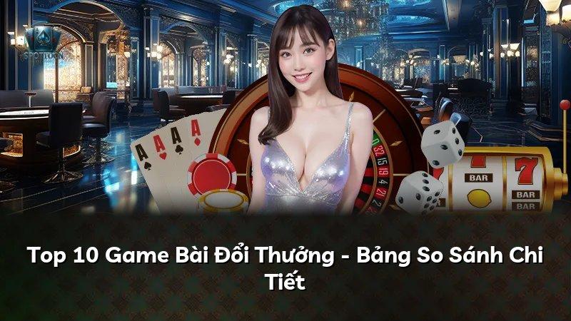 Top 10 Game Bài Đổi Thưởng - Bảng So Sánh Chi Tiết